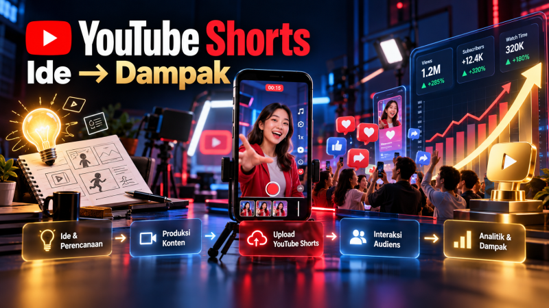 Mengubah Ide Sederhana Menjadi Materi YouTube Shorts