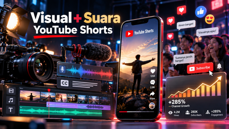 Peran Visual dan Suara dalam Membuat YouTube Shorts Menarik