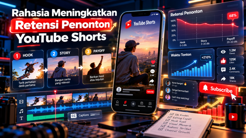YouTube Shorts sebagai Strategi Konten Modern untuk Menarik Perhatian Audiens