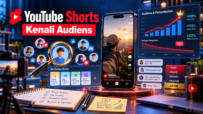 YouTube Shorts sebagai Media Konten Digital untuk Menjangkau Lebih Banyak Audiens